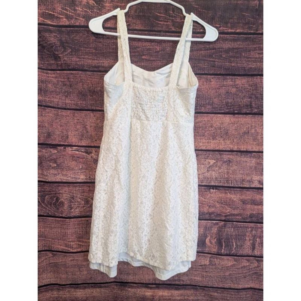 Elegant White Lace Dress